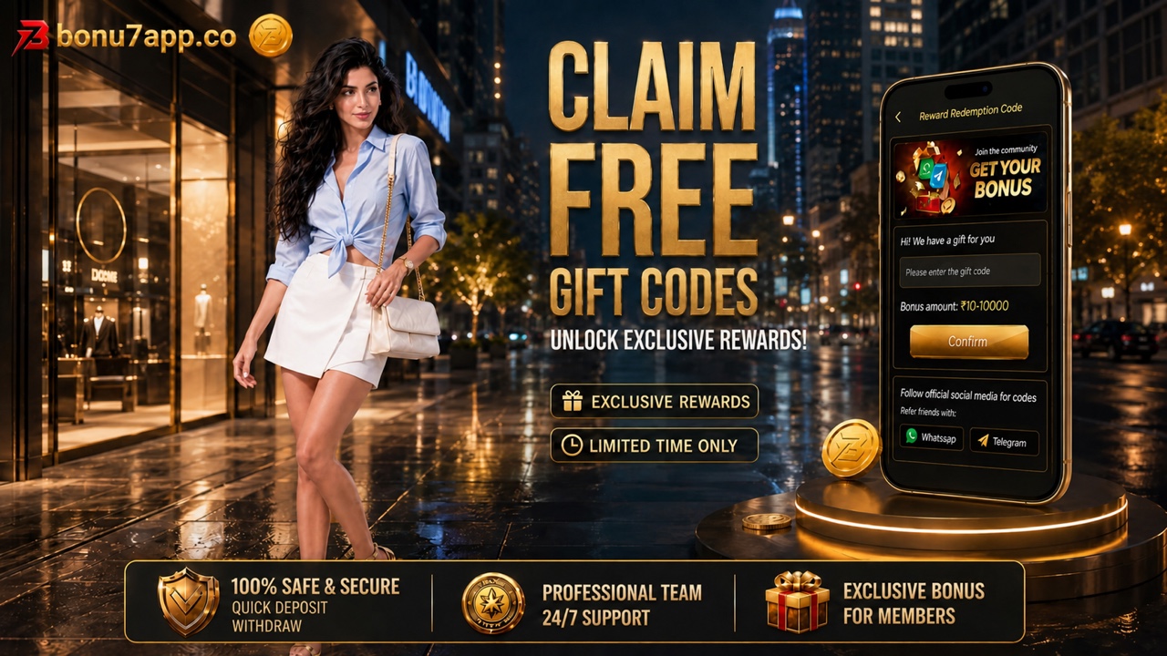 BONU7 gift code promotional artwork